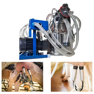 Premium Quality 20L Single Bucket 0.5 HP Inverter Type Portable Milking Machine